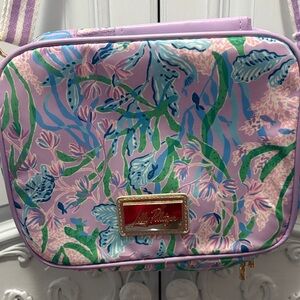 Lilly Pulitzer Vibrant Floral Insulated Lunch Bag- Secret Escape Print
